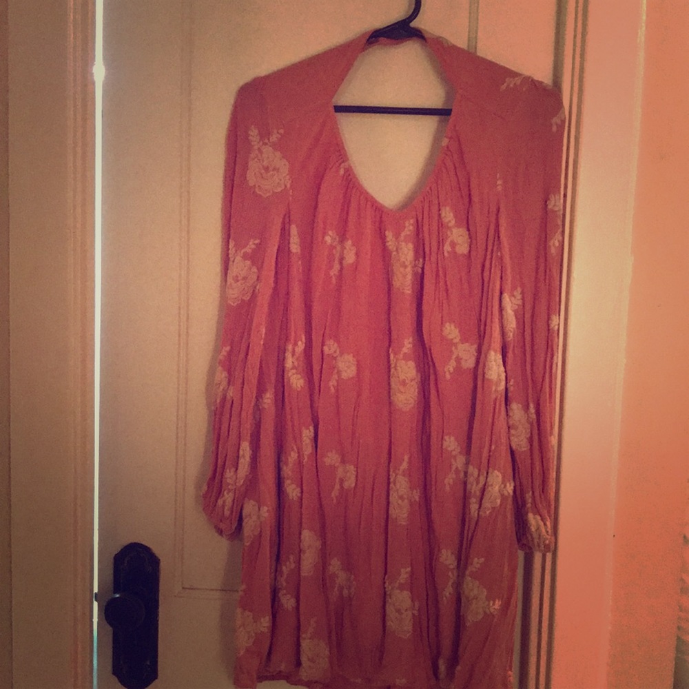 Free People Embroidered Austin Mini Dress